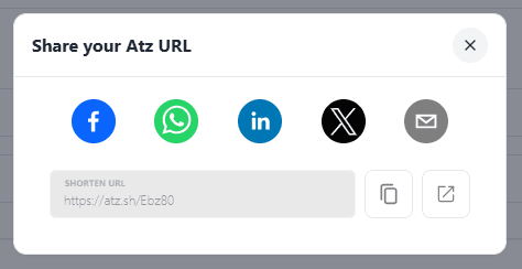 Share Your Branded Link share